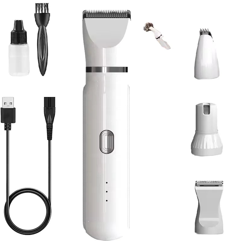 Professional Pet Grooming Dog Nail Grinder 4in1 Pet Hair Clipper Durable Dog Clipper With Customized Logo