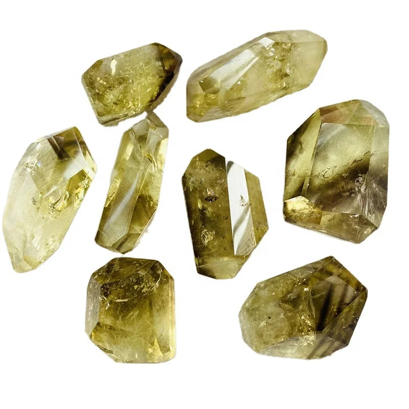 Wholesale High Polished Spiritual Healing Quartz Crystal Natural Smoky Citrine Freeform
