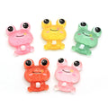 Cute Transparent Animal Frog Flatback Scrapbooking Resin Cabochons DIY Decorative Craft