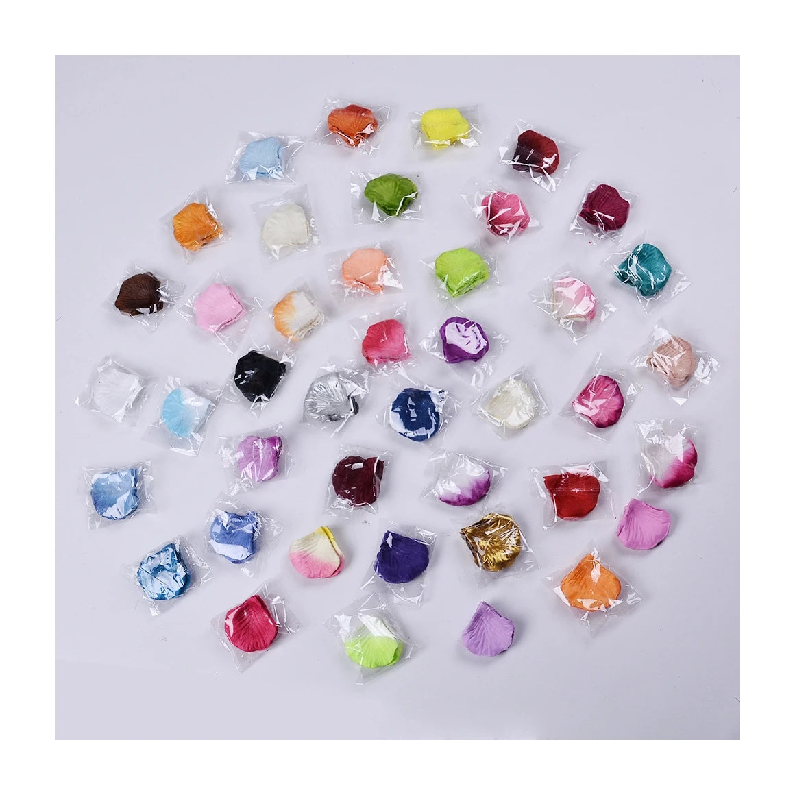 LPT013 RTS Popular Selling Cheap Artificial Flower Wedding Silk Rose Petals Wholesale