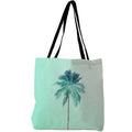 Wholesale Cheap Polyester Custom Heat Sublimation Fancy Reuse logo Design Tote Shopping Bag MegaBDM