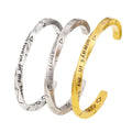 Stainless Steel Twisted Viking Bracelet Open Cuff Bangle Jewelry for Men Gold and Silver Two Colors