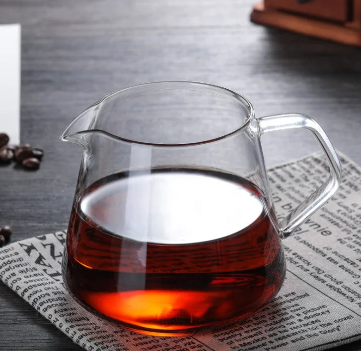 400/600ml High Borosilicate Glass Hand Drip Coffee Maker Pot Coffee Sharing Pot Ready to Ship Eco-Friendly Modern