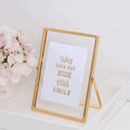 Hot Sale Custom Simple Modern Metal Picture Frame Gold Silver Rose Gold Glass Photo Frame