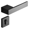 Nordic Magnetic Split Locks for Indoor Use Modern Black Zinc Door Handles for Bedroom Silent Room Door Handles Home Use