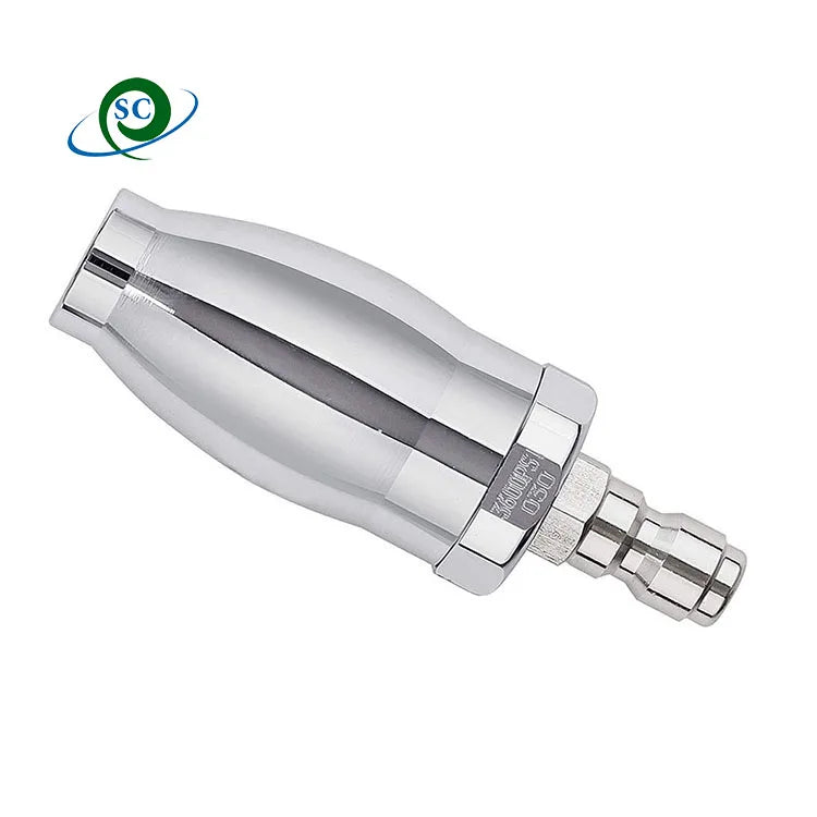CS Rotating Turbo Nozzle High Pressure 3600psi Car Washing Nozzle Stainless Steel Rotation Nozzle