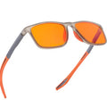 Sleep Aid Anti Eyestrain Headache for Computer  Gaming TV UV Glare Flexible TR Frame Orange Tint Blue Light Blocking Glasses