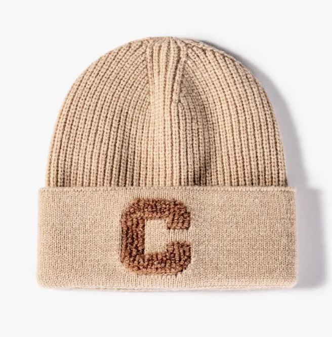 2022 Custom Logo Embroidery Beanie Towel Knitted Ski Warm Cap for Women Multi-Color Beach and Travel Appropriate