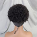 Short Headband Wigs for Black Woman Brazilian Remy Human Hair Glueless Color Wigs Machine Made Wigs