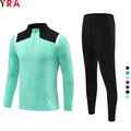 2025 Latest Bulk New Soccer Men Kids Boys Custom logo Training 1/4 Zipper Football  Men's Tracksuit Sets Tracksuits Set