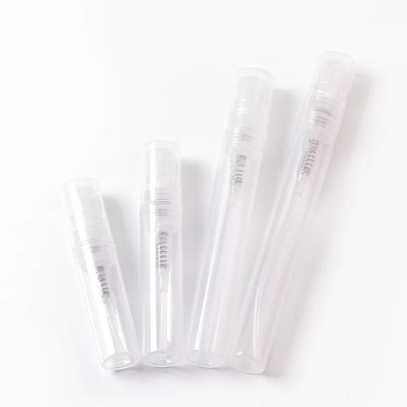 MUB Wholesale Mini Plastic Spray Bottle 2ml 3ml 4ml 5 ml Portable Parfum Clip Bottle Click Sample Bottle