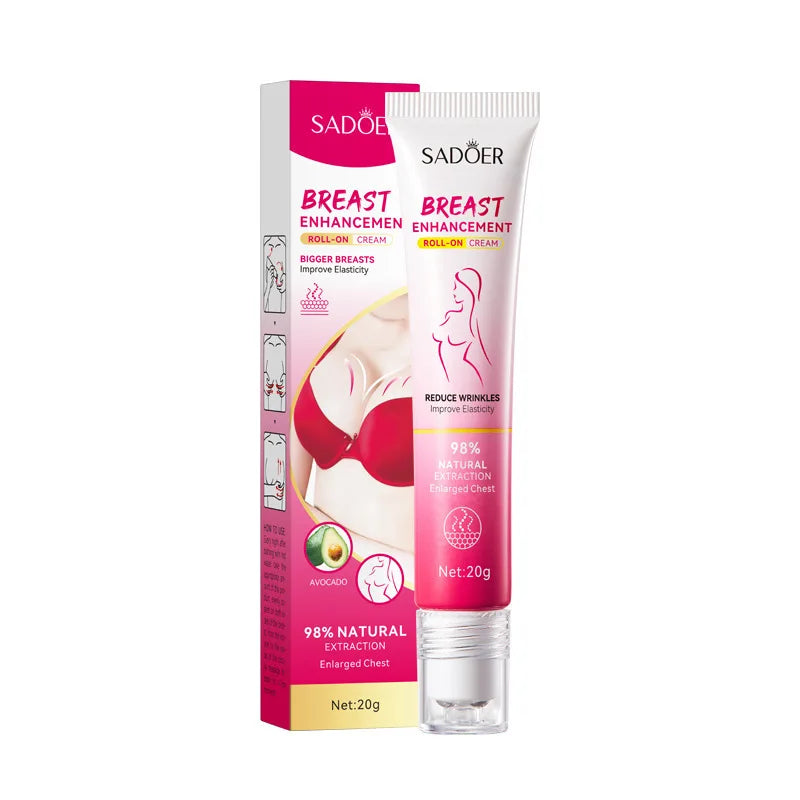 High Quality Chest Tightening and Plump Massage Care Breast Rolling Ball Cream 20g