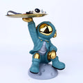 Nordic Creative Astronaut Tray Living Room Tv Ornaments Key Storage Home Decoration Astronaut Tray Sculpture
