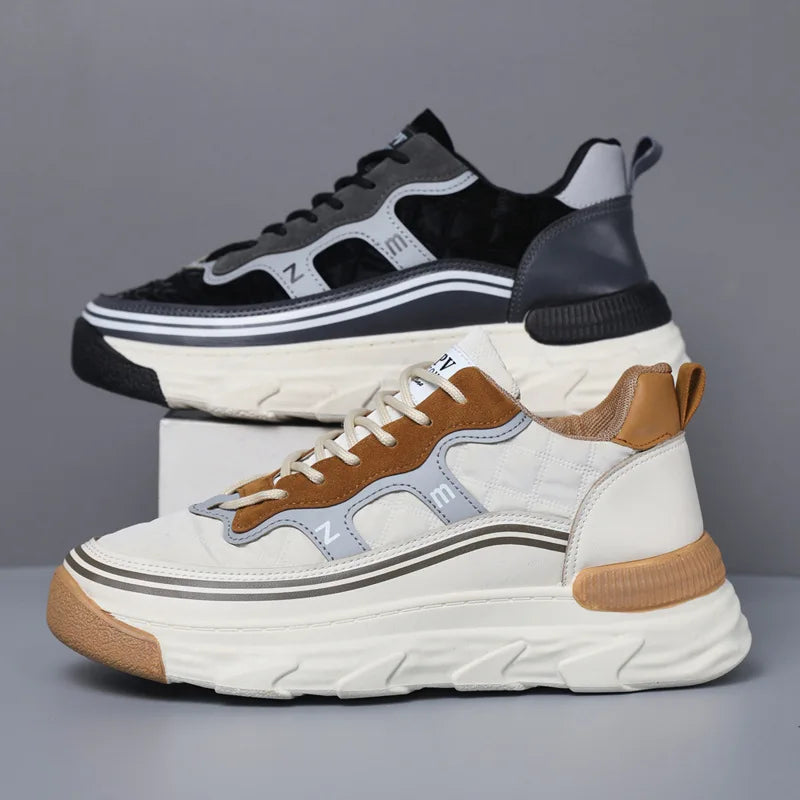 Free Shipping Men's Casual for Boa Sports Running Shoes Mesh Lining Lace-Up Closure Trending for Spring and Autumn