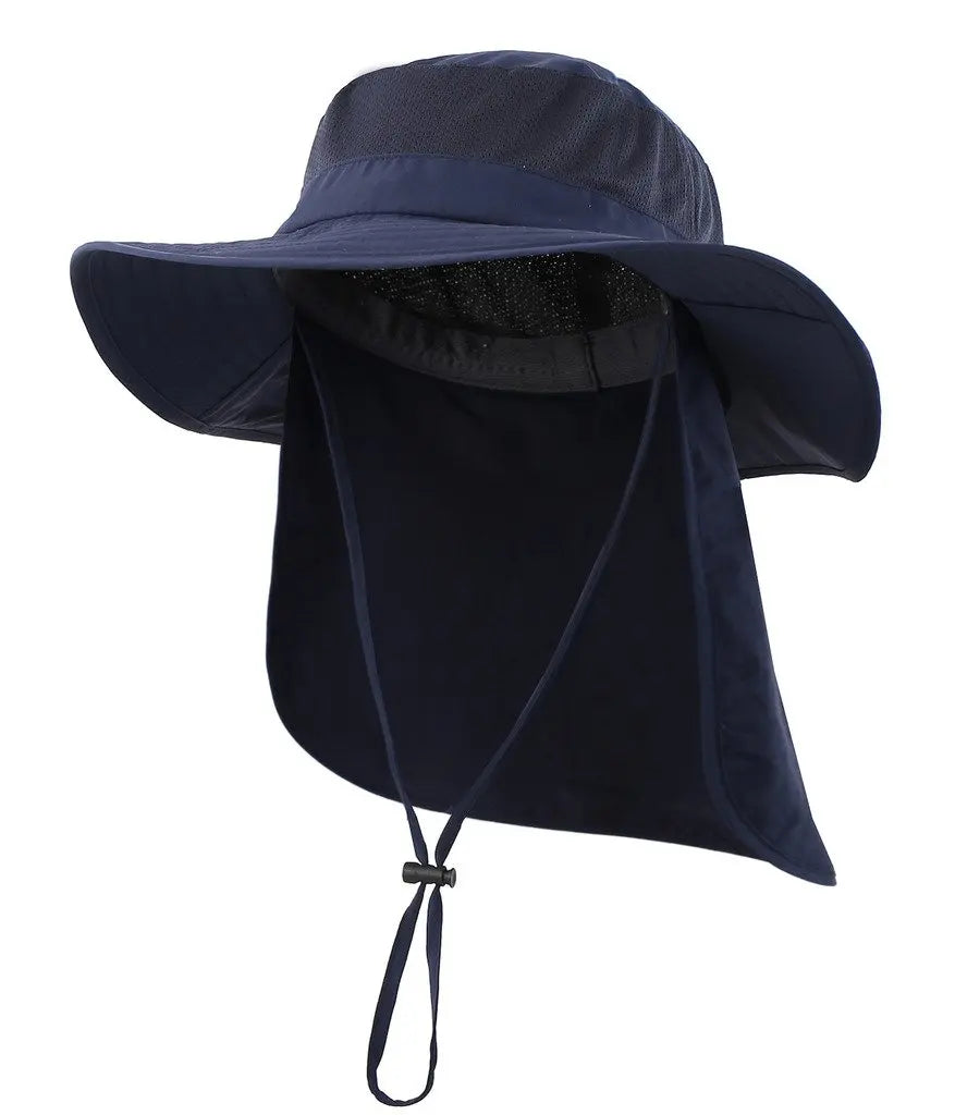 Unisex Sporty Mesh Fabric Summer Travel Bucket Hat Sun Protection Camouflage Pattern Eyelet Outdoor Hiking Fishing Cycling Daily