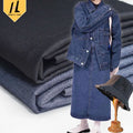 Wholesale 290GSM Elastic Cotton Polyester Twill Spandex Denim Stretch Woven Jeans Fabric Raw Stretch Denim Fabric