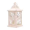 European Style Outdoor Glass Floor Metal Lantern Garden Decoration Model Candle Holder Ornaments Iron Wind Lanterns