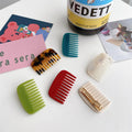 DOWELL Wholesale Creative Edge Clip Acetate Plate Comb Shape Hair Clip Small Cute Hair Clips