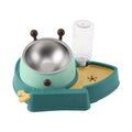 Factory Wholesale Stainless Steel New Design Double Pet Dog Cat Food Bowls Automatic Water Fountain