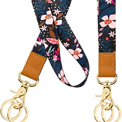 Lanyards With Logo Custom for ID Badge Heat Transfer Wrist Strap