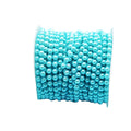 Double Line Half Fatback Round ABS Plastic Pearl DIY Wedding Garment Beads Connecting Beads