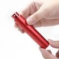 Rotary Aluminum Glass Spray Perfume Bottle 5ml 10ml Round Empty Cosmetic Packaging Perfume Empty Bottle