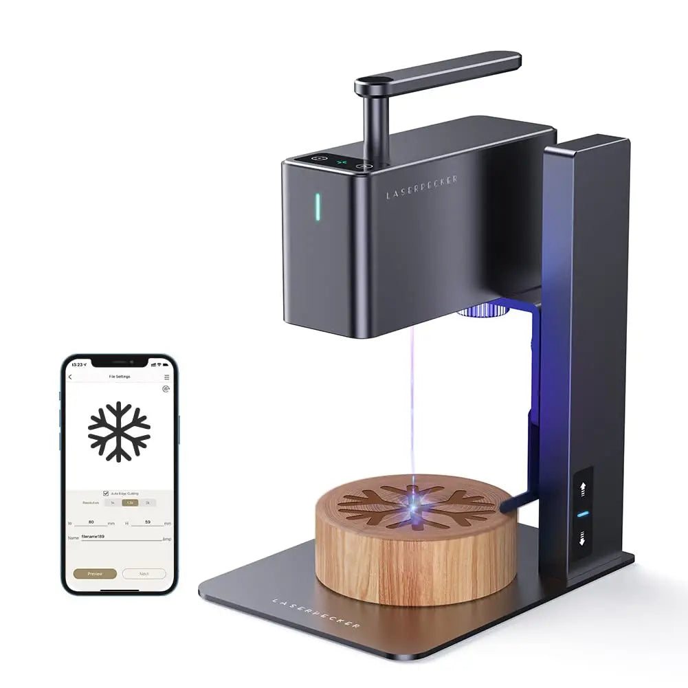 LaserPecker 2 DIY Printer Tool Wood Cutter Metal Leather LOGO Mark Laser Printer Mini Laser Engraving Machine