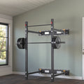 Custom Logo Wall Mounted for CF Model Commercial Use Metal Power Rack Foldable Squat Cage Gym Equipment Training Fitness