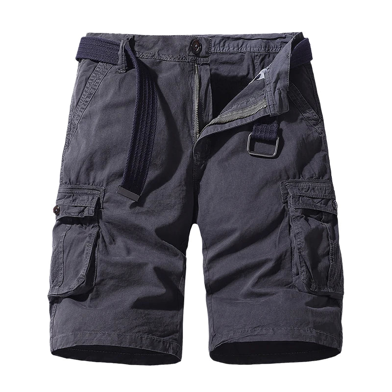 Men's Mid Casual Cargo Tactical Shorts 100% Cotton Board Shorts Quick Dry Eco-Friendly Waterproof Breathable Anti-Wrinkle