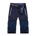 Men's Cargo Shorts 3/4 Below Knee Quick Dry Capri Pants With Zipper Pockets Lightweight Breathable Shorts