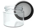 Spot Wholesale Transparent 30ml-300ml Anti Child Pressure Screw Cap Food Packaging Glass Bottle