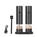 Trending Gadgets 2025 Electric Pepper & Salt Grinder Set with Storage Base Salt and Pepper Grinder Set