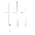 0.33MM Thicker DIY White Short Metal Aluminum Hands Parts Arrow for Wall Clock