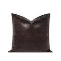 TiffHome Black Faux Textured Snake Skin Throw Pillow Luxury Modern Pillows Decorative Cushion Cover for Living Room Cafe