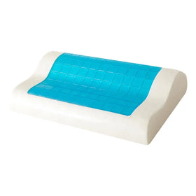 Factory Price OEM Ergonomic Orthopedic Cervical Coccyx Cooling Gel Memory Foam Pillow Bamboo Fiber Cover Marine/Character