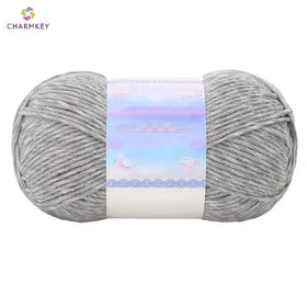 Charmkey Best Selling 6 Plys Colorful Cotton Acrylic Blended Yarn Crocheting Yarn Milk Cotton Yarn