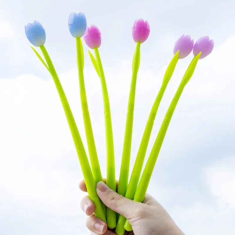 Creative Light Changing Silicone Neutral Pen Fresh and Cute Student Exam Writing Signature Pen