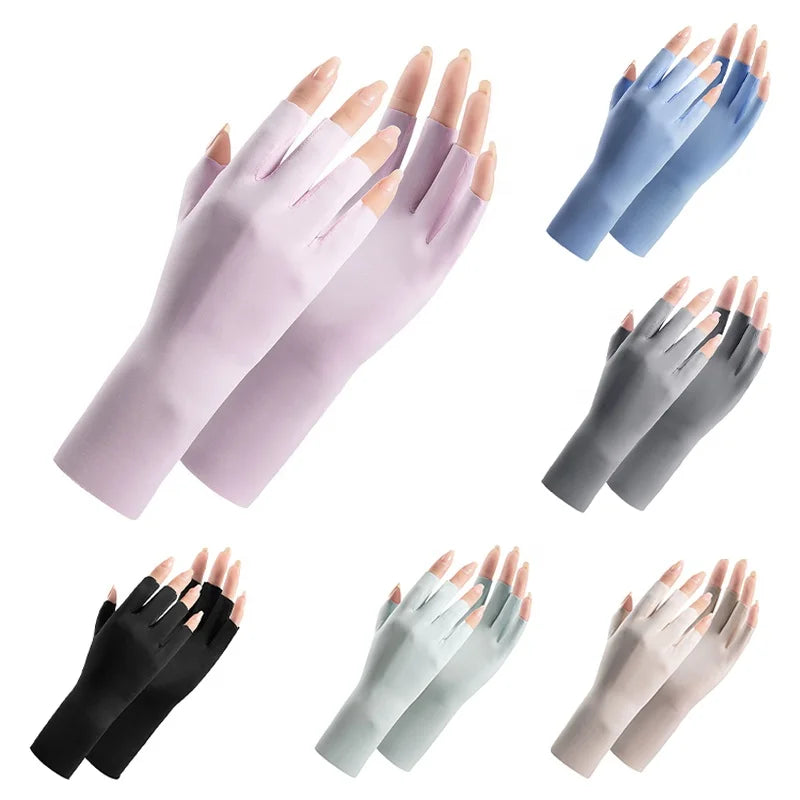 Nail Art Glove UV Protection Glove Anti UV Radiation Protection Gloves Protecter for Nail Art Gel UV LED Lamp Tool