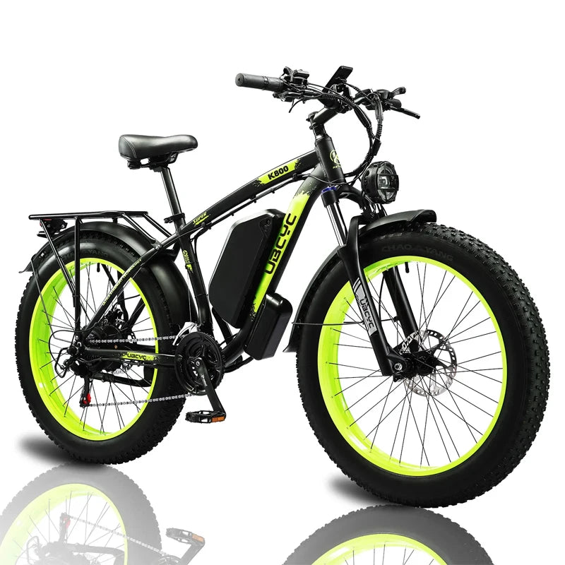 Factory Direct Battery 26 Inch Fat Tire Ebike 2000W Dual Motor Aluminum Frame Hydraulic Electric Bike K800