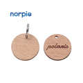 Wooden Cutouts for DIY Craft Decoration Pet Tag Laser Blank Wood Dog Tag