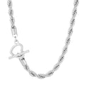 KALEN Vintage Stainless Steel Cupid Love&Arrow OT Clasp Rope Chain Necklaces