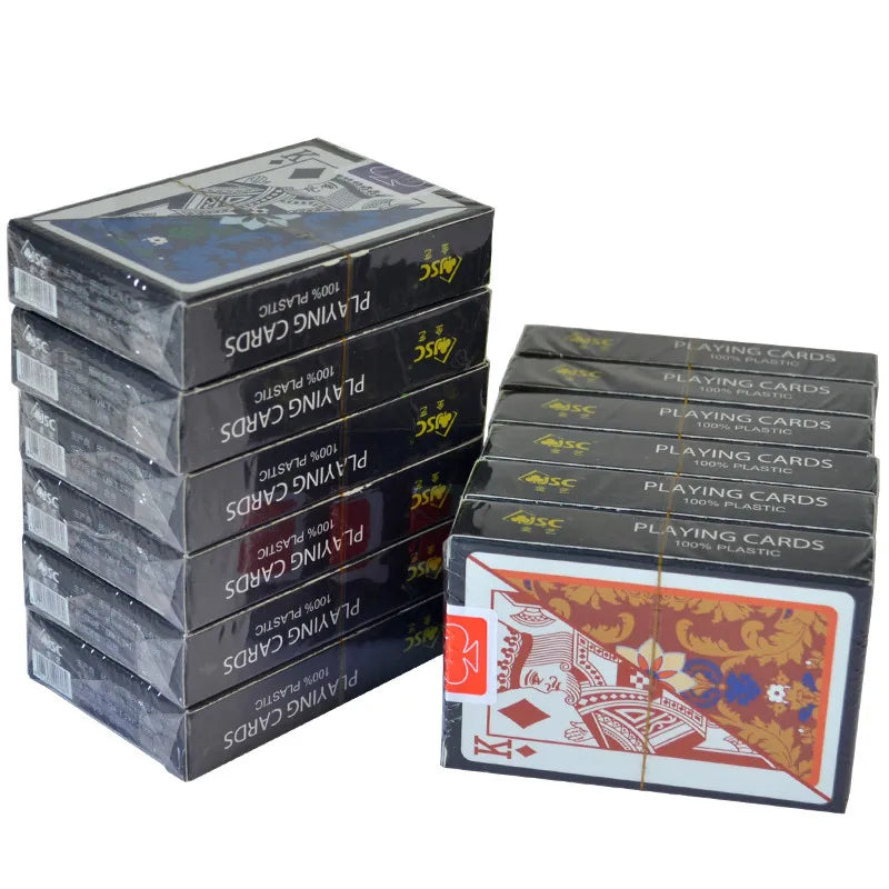 Indoor Games Production of High Quality 100% PVC Poker Cards Plastic Custom Size Printing Color Poker Cards