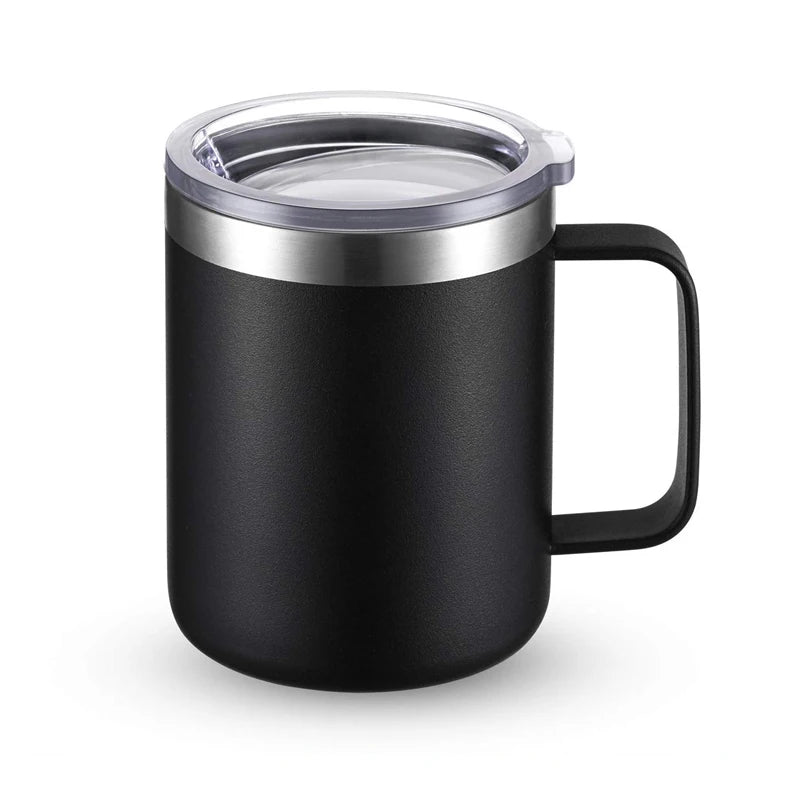 Wholesale Products Double Walled Insulated Water Bottle Stainless Steel Coffee Cup with Handle