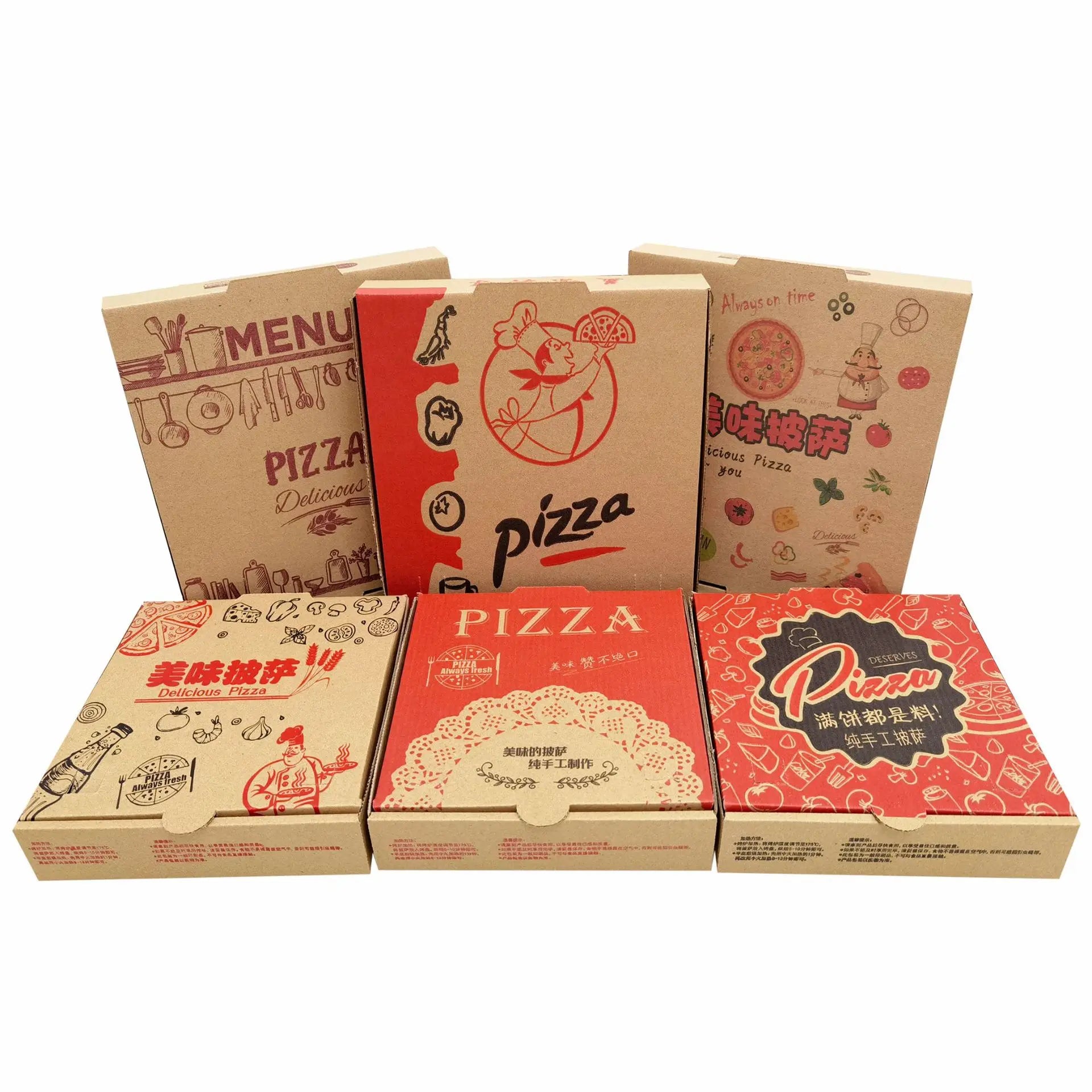 Wholesale Manufacturer Custom Pizza Carton Takeaway Box Personalized Pizza Box