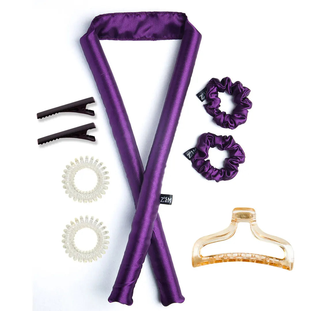 Headband No Heat Hair Curlers Kit Ribbon Rollers Sleeping Soft Curl Bar Wave Formers DIY Hair Styling Tool Heatless Curling Rod