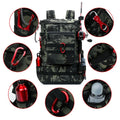 2024 China Factory Multi-functional Large Capacity Portable Shoulder Backpack Fishing Storage Bag Rod Straps Fishing Storage Bag