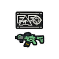 3D PVC Soft Rubber Three-Dimensional Patches Tactical Badge Rubber Seal Vest Hat Jacket With Hook Patch
