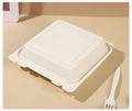Composable Biodegradable Corn Starch  Food Container 6 Inch Hamburger Cornstarch Clamshell  for Food