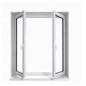 Customized YIDA Plastic PVC Double-Glass Slide Windows Grill Design Folding Vertical Opening Stainless Steel Screen Heat