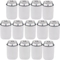 RubySub White Neoprene Can Sleeve Sublimation Cola Beer Can Cover Bag Blanks